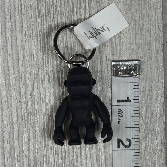 Kipling black rubber monkey keychain - Picture 2 of 3